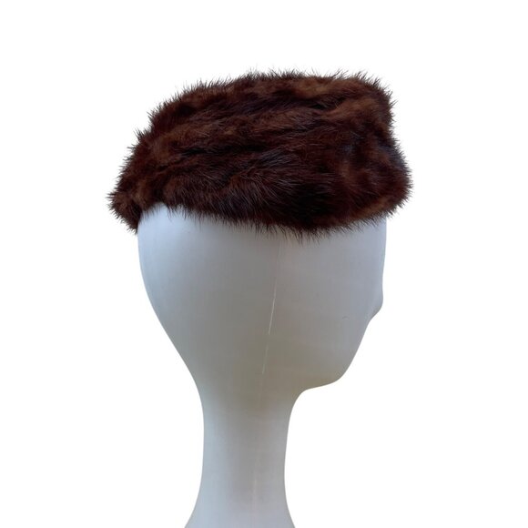 Vintage Sheppard Mink Fur Hat Made Expressly For Richs Atlanta - Picture 2 of 6